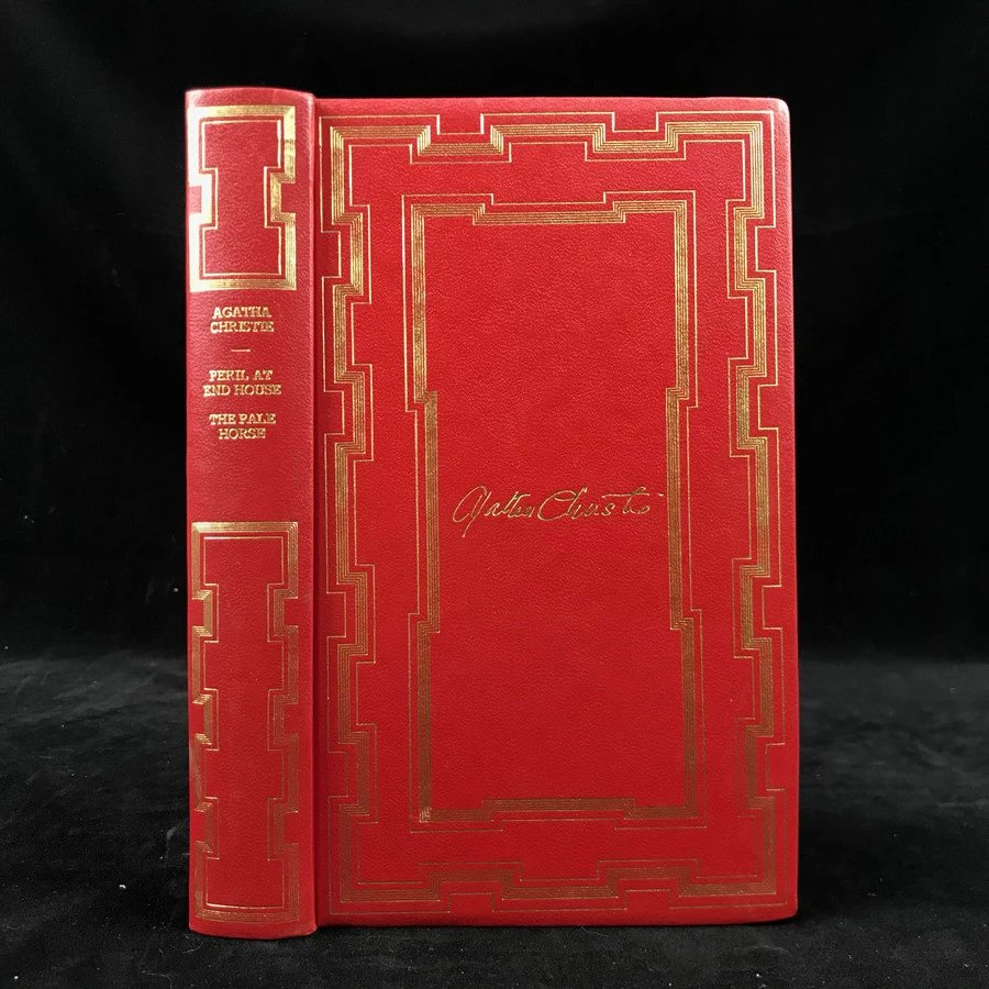 阿加莎·克里斯蒂《悬崖山庄奇案/白马酒店》 约6幅插图 复古仿皮精装32开