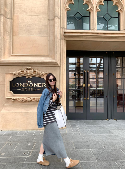 【149元任选2件】 现货！3色直筒开叉毛织加绒半身裙 商品图14