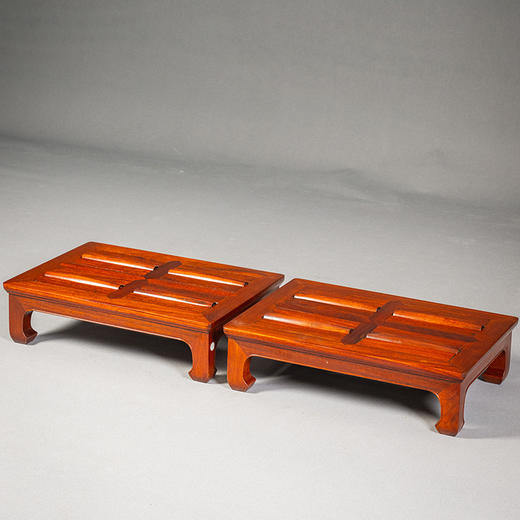 红木滚凳脚踏（一对） 商品图4