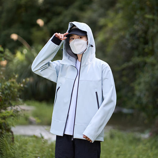 【99秒杀】LUCKY DEER情侣款保暖三防连帽鸟家平替石墨烯软壳外套 商品图4