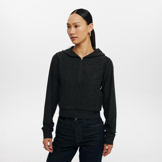 oneup运动拉链短款卫衣 商品图2