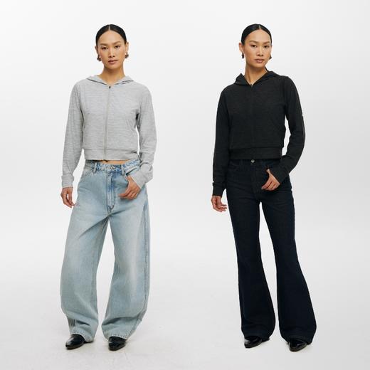 oneup运动拉链短款卫衣 商品图4