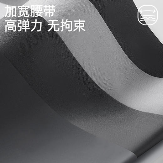【桑蚕丝抑菌】I'd爱帝男士平角裤宽松大码透气4条装 商品图5