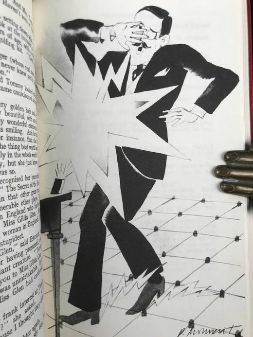 阿加莎·克里斯蒂《死的怀念/犯罪团伙》 约6幅插图 复古仿皮精装32开 商品图5