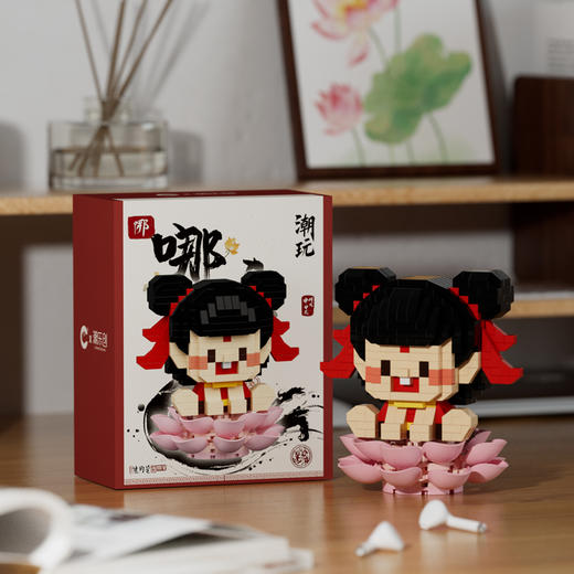 【29.9元4盒哪吒系列积木】正版授权 原创设计 哪吒敖丙周边公仔东海龙王申公豹小豹益智拼装玩具 缺件免费补 商品图3