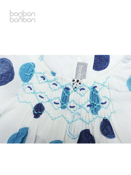 俏皮波点小飞袖上衣 商品图2