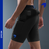 NEDAO内道汗隐痕条纹紧身跑步运动男春夏新四分半弹短裤 商品缩略图2