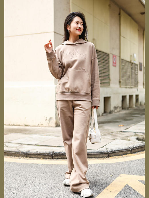 单品包邮 现货 THS-限时 max家 原尾 科技双面布植绒CUBE卫衣BI462运动裤BJ3055 商品图1