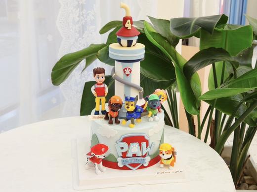 男孩款 汪汪队立大功 灯台 翻糖 商品图1