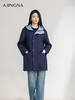 【商场同款】阿菁娜连帽派克大衣外套A30C107028 商品缩略图0