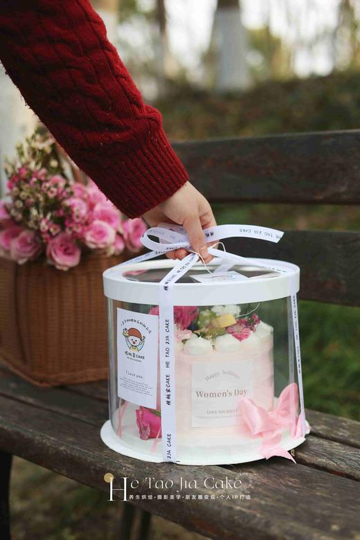 简约鲜花蛋糕(0蔗糖低碳生酮) 商品图1