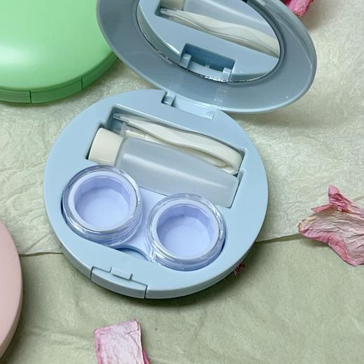 新款简约美瞳盒隐形眼镜盒伴侣盒6660 商品图6