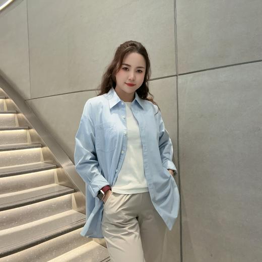 佐丹奴女装25年新款蔚蓝经典系列长袖棉衬衫05345002 商品图10