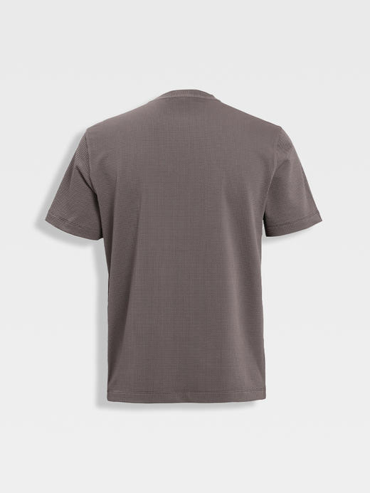 callisto海藻灰咖泡泡肌理T恤 商品图1