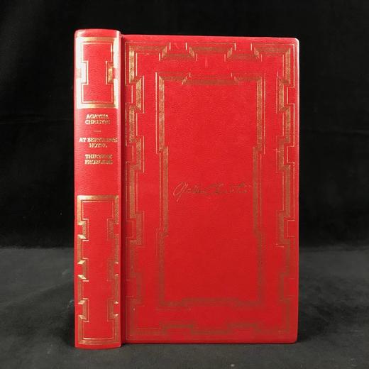 阿加莎·克里斯蒂《伯特伦旅馆之谜/死亡草》 约6幅插图 复古仿皮精装32开 商品图0