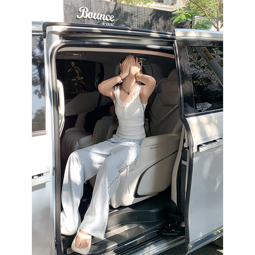 <曾小咸推荐>蕾丝边假两件工字吊带背心 商品图3