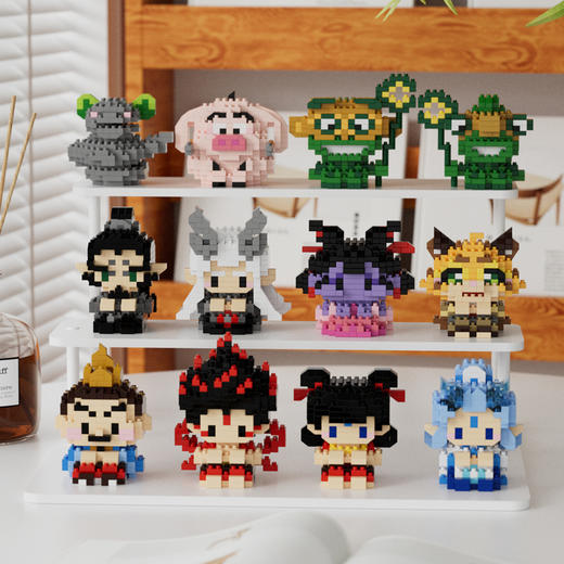 【29.9元4盒哪吒系列积木】正版授权 原创设计 哪吒敖丙周边公仔东海龙王申公豹小豹益智拼装玩具 缺件免费补 商品图0