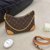 正品二手 LV boulogne 老花 牛角包 商品缩略图0