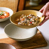摩登主妇日式斗笠碗小号米饭碗家用餐具浅口摔酒碗陶瓷碗复古碗具 商品缩略图1