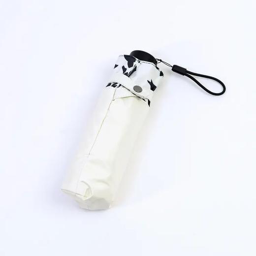 紫宝【体感降温】玫瑰相伴黑胶五折伞 商品图3