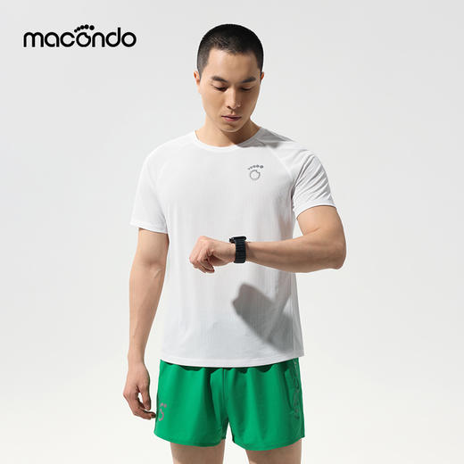 马孔多汗不显科技跑步短袖T恤8代 吸湿速干 腋下一片式拼接 训练 商品图1