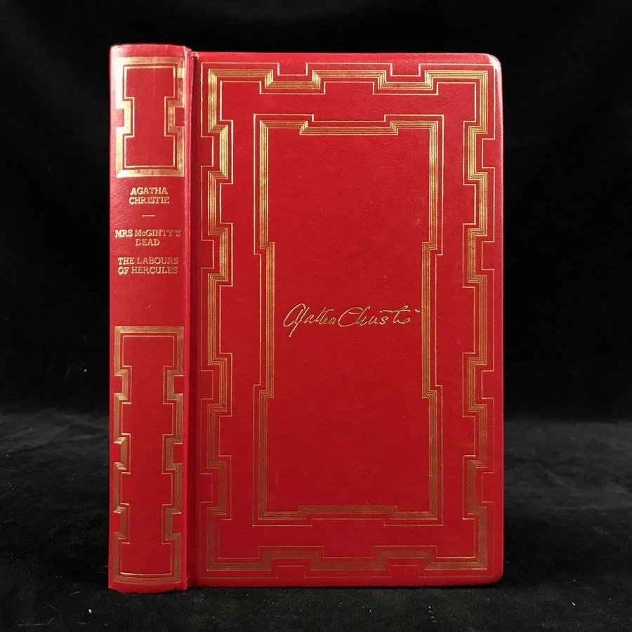 阿加莎·克里斯蒂《清洁女工之死/赫尔克里的丰功伟绩》 约8幅插图 复古仿皮精装32开