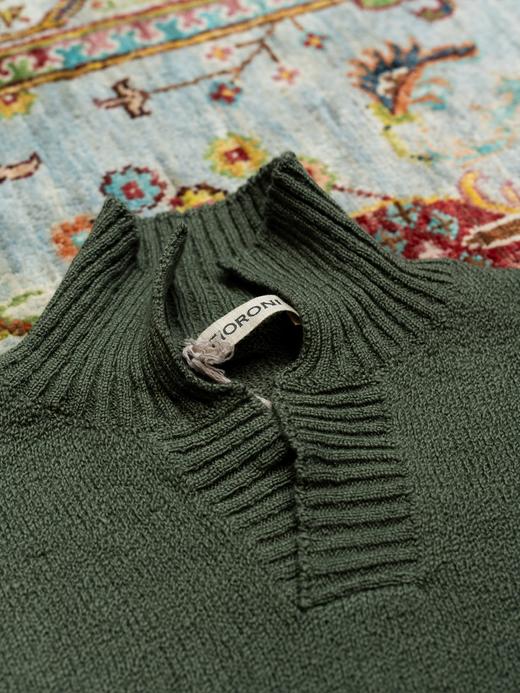 Fioroni 橄榄绿长袖Polo 商品图5