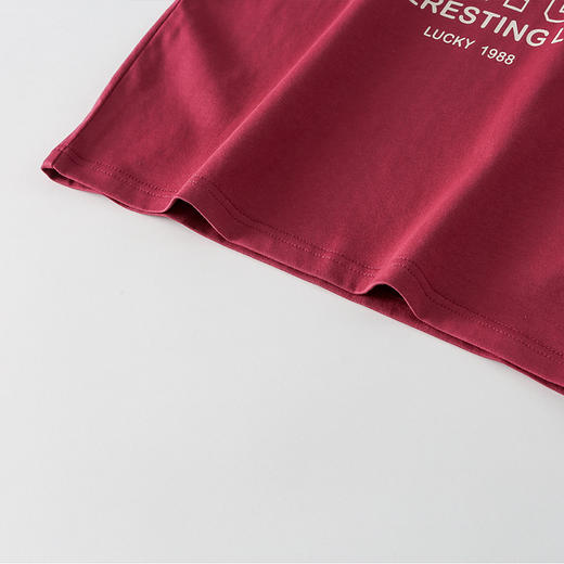 【7A抗菌纯棉】棉花堂2025年夏款美式纯棉复古短袖童装T恤F251117 商品图8