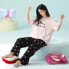 【超柔软莫代尔】自然醒「甜感氧气」莫代尔棉睡衣女夏季短袖长裤可爱可外穿家居服套装JLM 商品缩略图7