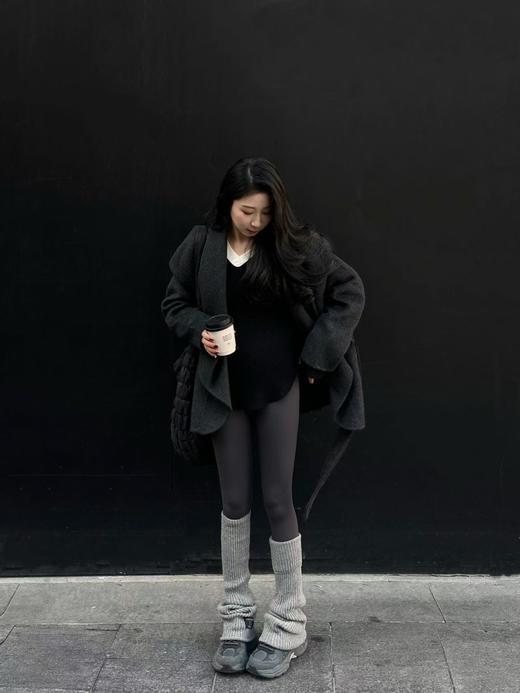 春秋Lulu微磨毛瑜伽运动裤鲨鱼裤 商品图12