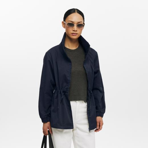 oneup索罗娜拉链中长外套 商品图0