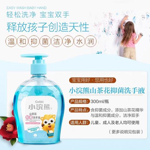 小浣熊山茶花抑菌洗手液300ml 商品图3