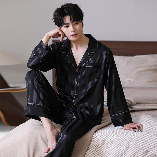 春夏鹿好男士冰丝家居服 丝滑凉感睡衣套装 商品图4
