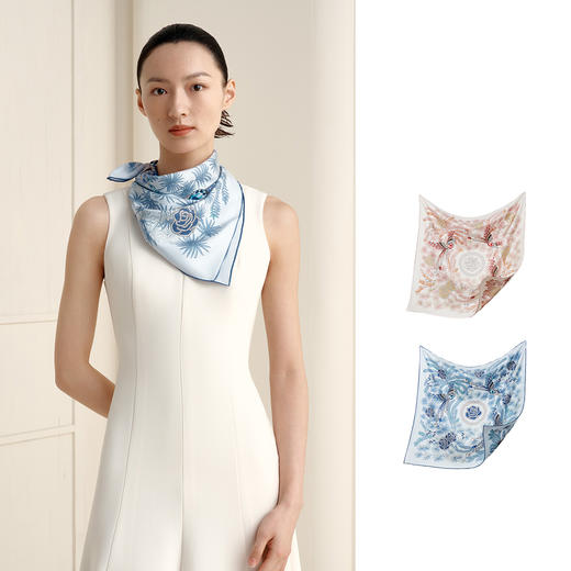 女士丝巾 斜巾&中方巾&大方巾  简约时尚百搭 商品图9