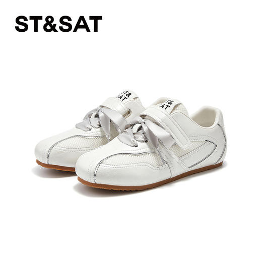 星期六粉色休闲透气软底芭蕾德训鞋SSD1112E7K 商品图11