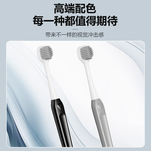 【刷牙无死角，抗菌刷毛】BANNER/贝诺三面牙刷 Ag银离子抗菌刷丝 三倍清洁 双支装 商品图1