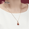 牛首山s925银项链气质中国风红色葫芦耳环小巧精致高级感时尚百搭 商品缩略图4