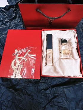 预售5-7天发货 【女神节礼物】Ysl口红礼盒1966+自由之水Q香7.5ml配礼盒礼袋