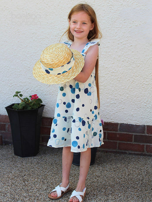 度假波点长裙 商品图0