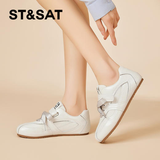 星期六粉色休闲透气软底芭蕾德训鞋SSD1112E7K 商品图9