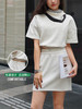 哈瓦塔砂洗（束腰）圆领宽松落肩短袖H350102 +A字裙或短裤H351103 商品缩略图1