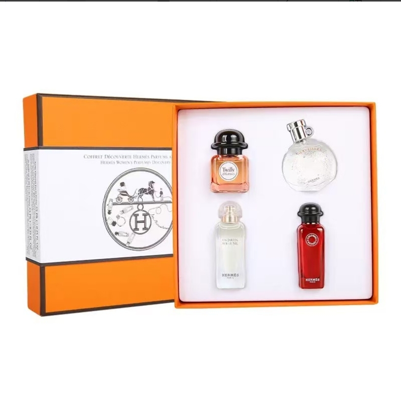 Hermes爱马仕限量Q版香水套装小样套盒7.5ml*4