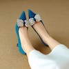 【预售5天】新款水钻蝴蝶结单鞋优雅四季款尖头气质细跟法式高跟鞋女DB&M6206 商品缩略图4