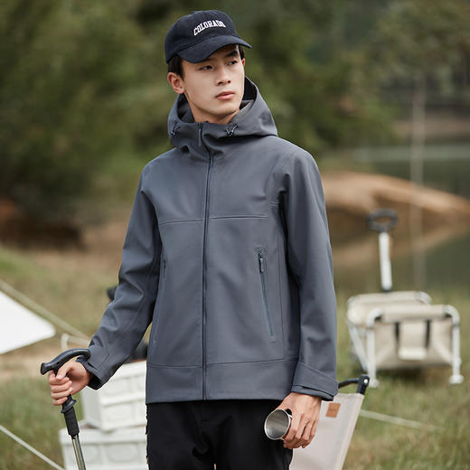 LUCKY DEER情侣全热封防大雨级别户外保暖软壳衣 商品图2