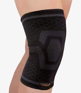 到手价159元 L/XL码 Copper Fit Elite 空气压缩护膝 男女通用舒适运动护膝2件装  美国代购，无中文标签，介意慎拍