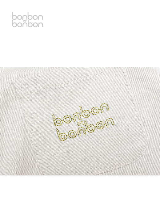 休闲米白五分裤 商品图3