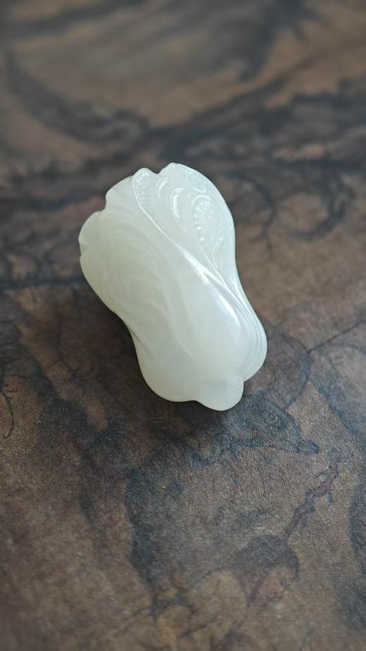 至味清欢·和田玉白菜吊坠【嘉石313】 商品图1