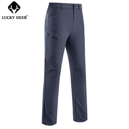 【99秒杀（2件再享95折）】LUCKY DEER情侣款轻薄透气速干运动长裤 商品图8