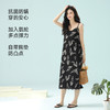 【抗菌新疆棉】自然醒「入夏私语」睡裙女夏季吊带7A抗菌纯棉防凸点带胸垫可外穿连衣裙JLM 商品缩略图1