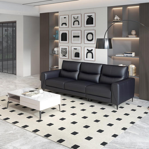 顾家家居整装 现代简约 皮/布固定沙发 KZ.1070(B)玄音 商品图2